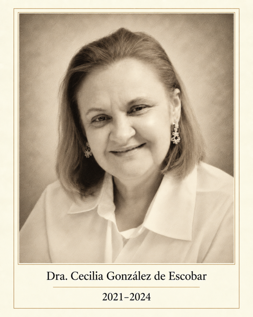 Dra. Cecilia González de Escobar, presidenta de la APMV 2021-2024S